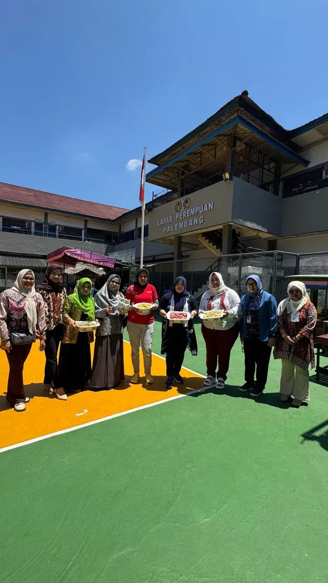 Lapas Palembang Gandeng Pempek Inge 88, Latih Warga Binaan
