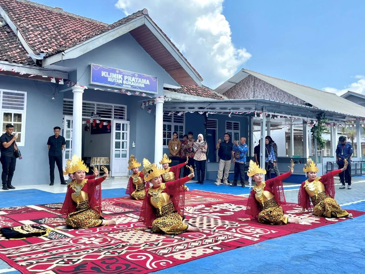 WBP Rutan Sukadana Tampilkan Seni Budaya, Bupati Terpukau