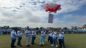 Lapas Kelas IIB Banjarbaru gelar pekan olahraga yang melibatkan partisipasi aktif para petugas dan Warga Binaan dalam menyemarakkan Hari Ulang Tahun Ke-80 Republik Indonesia. Kegiatan ini di buka secara resmi oleh Kepala Lapas Banjarbaru, I Made Supartana, Senin (11/8). (Web Ditjenpas)