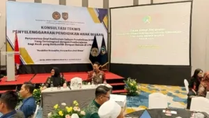 LPKA Kelas II Ambon ikutserta pada Konsultasi Teknis Penyelenggaraan Pendidikan Anak Binaan Tahun 2025 yang di gelar Direktorat Jenderal Pemasyarakatan (Ditjenpas) di Hotel Vertu Harmoni, Jakarta, Rabu (6/8) hingga Jumat (8/8). (Web_Ditjenpas)