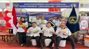 Rutan Kelas IIB Purworejo sukses meriahkan Indonesia Expo 2025 yang di gelar tanggal 7–10 Agustus 2025 di Pendopo Bupati Kabupaten Purworejo. (Web.Ditjenpas)