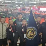 LPKA Kelas I Medan berpartisipasi dalam ajang bergengsi the 3rd International Indonesian Pencak Silat Open Championship 2025 yang di selenggarakan di GOR Pancing, Medan, Senin (4/8). (Web.Ditjenpas)
