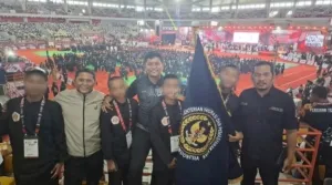 LPKA Kelas I Medan berpartisipasi dalam ajang bergengsi the 3rd International Indonesian Pencak Silat Open Championship 2025 yang di selenggarakan di GOR Pancing, Medan, Senin (4/8). (Web.Ditjenpas)