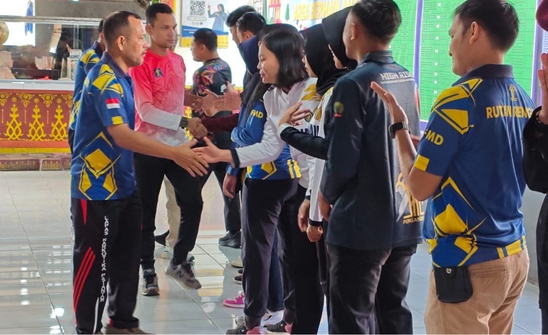 Apel Pagi Akhir Pekan Rutan Rengat Tekankan Disiplin