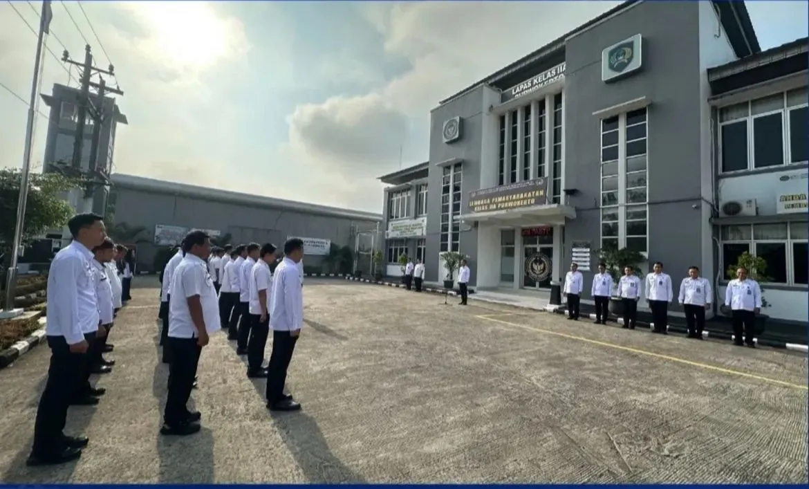 Apel Pagi Lapas Purwokerto, Disiplin dan Integritas Ditekankan