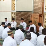 Lapas Kelas IIB Tulungagung menggelar Doa Bersama untuk Keselamatan dan Kebaikan Negeri yang di pusatkan di Masjid Al-Muhajirin, Senin (1/9). (Dok: Humas Lapas Tulungagung)