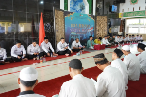 Rutan Kelas I Depok menggelar kegiatan rohani Islam bertajuk Doa Bersama untuk Negeri pada Senin (01/09/25) pagi. (Dok: Humas Rutan Depok)