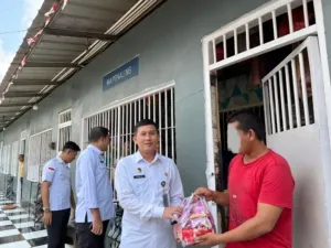 Hak Dasar WBP Dipenuhi, Rutan Sukadana Berikan Alat Mandi