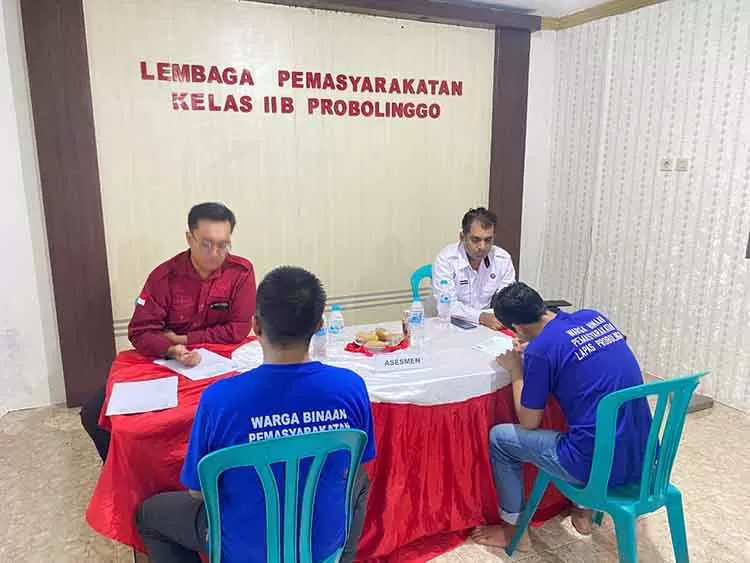 Hasil asesmen rehabilitasi 29 WBP narkotika di Lapas Kelas IIB Probolinggo keluar, enam di antaranya masuk kategori III (berat). (Dok: Humas Lapas Probolinggo)