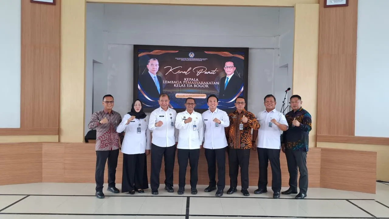 Kalapas Cibinong Hadiri Kenal Pamit Kalapas Bogor: Wujud Sinergi Pemasyarakatan Se-Bogor Raya