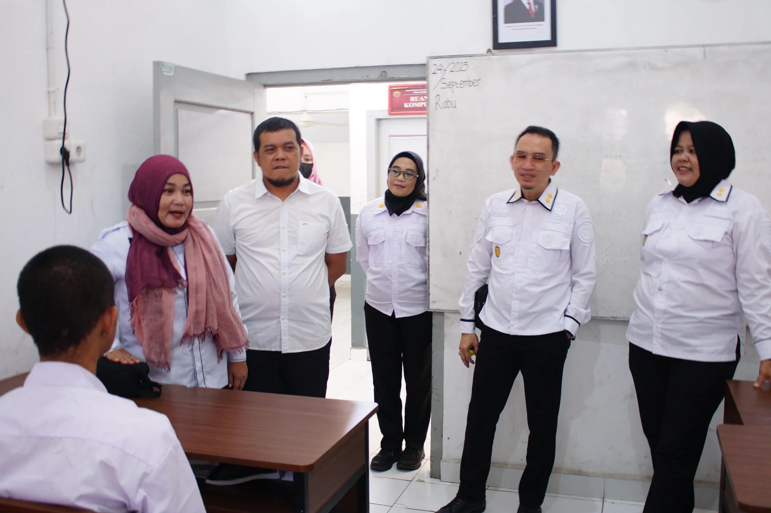 LPKA Palembang terima kunjungan KPAD Musi Banyuasin untuk pantau pemenuhan hak anak binaan selama pelatihan. (Dok: Humas LPKA Palembang)