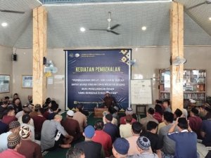 Lapas Sekayu gelar kajian rutin bersama Ustadz Indrawan dari Pesantren Qodratullah untuk tingkatkan pemahaman keagamaan warga binaan. (Dok: Humas Lapas Sekayu)