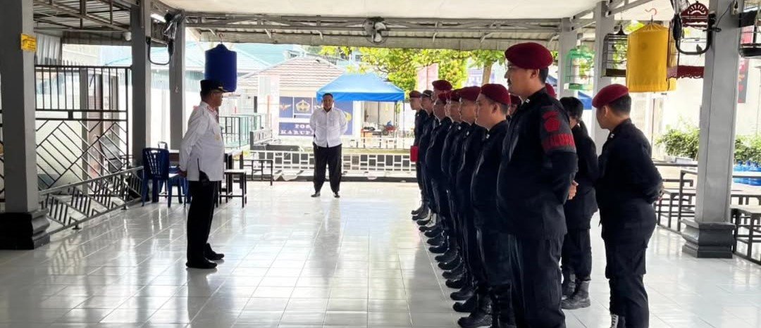 Kalapas Labuhan Ruku Pimpin Apel Perkuat Tugas Penjagaan