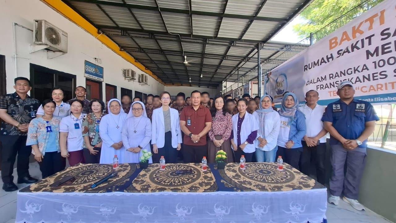 LPKA Medan dan RSU Santa Elisabeth gelar bakti sosial kesehatan bagi anak binaan, dalam rangka 100 Tahun Kongregasi Suster Fransiskanes Santa Elisabeth. (Dok: Humas LPKA Medan)