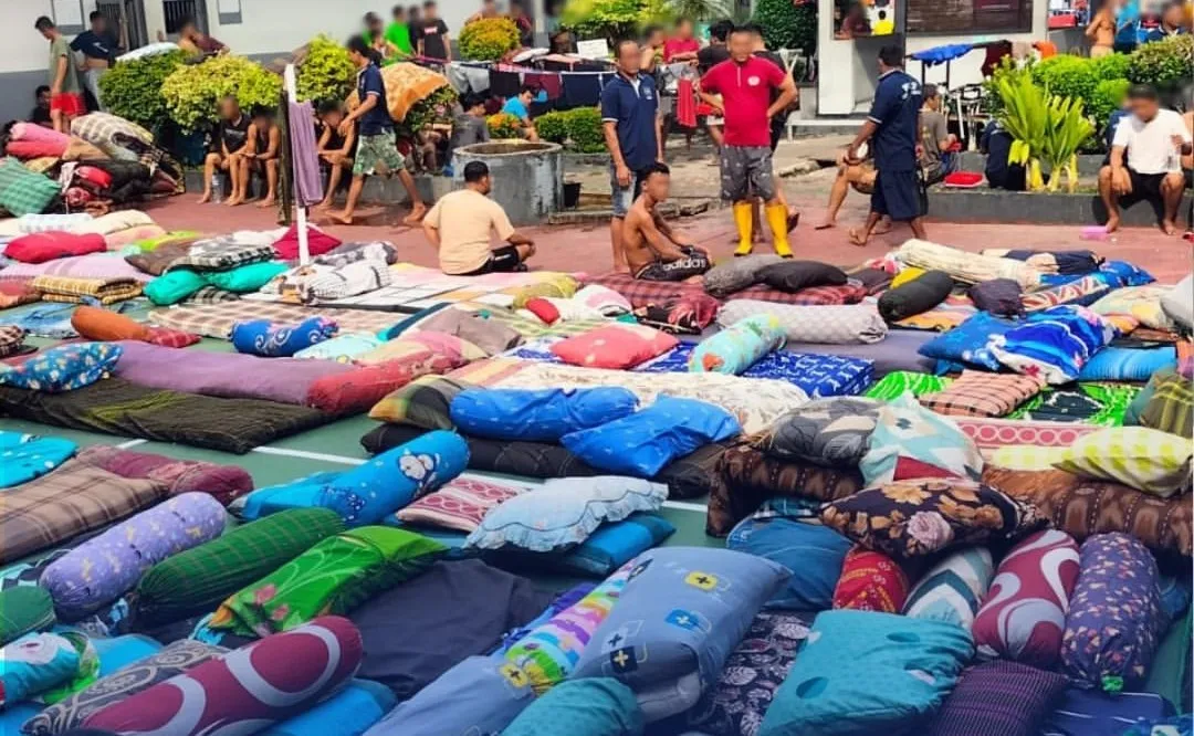 Lapas Bengkalis Lakukan Aksi Bersih Lingkungan