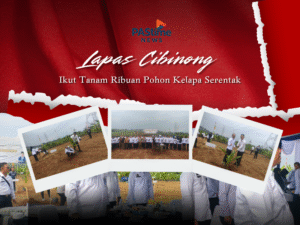 Lapas Cibinong Ikut Tanam Ribuan Pohon Kelapa Serentak