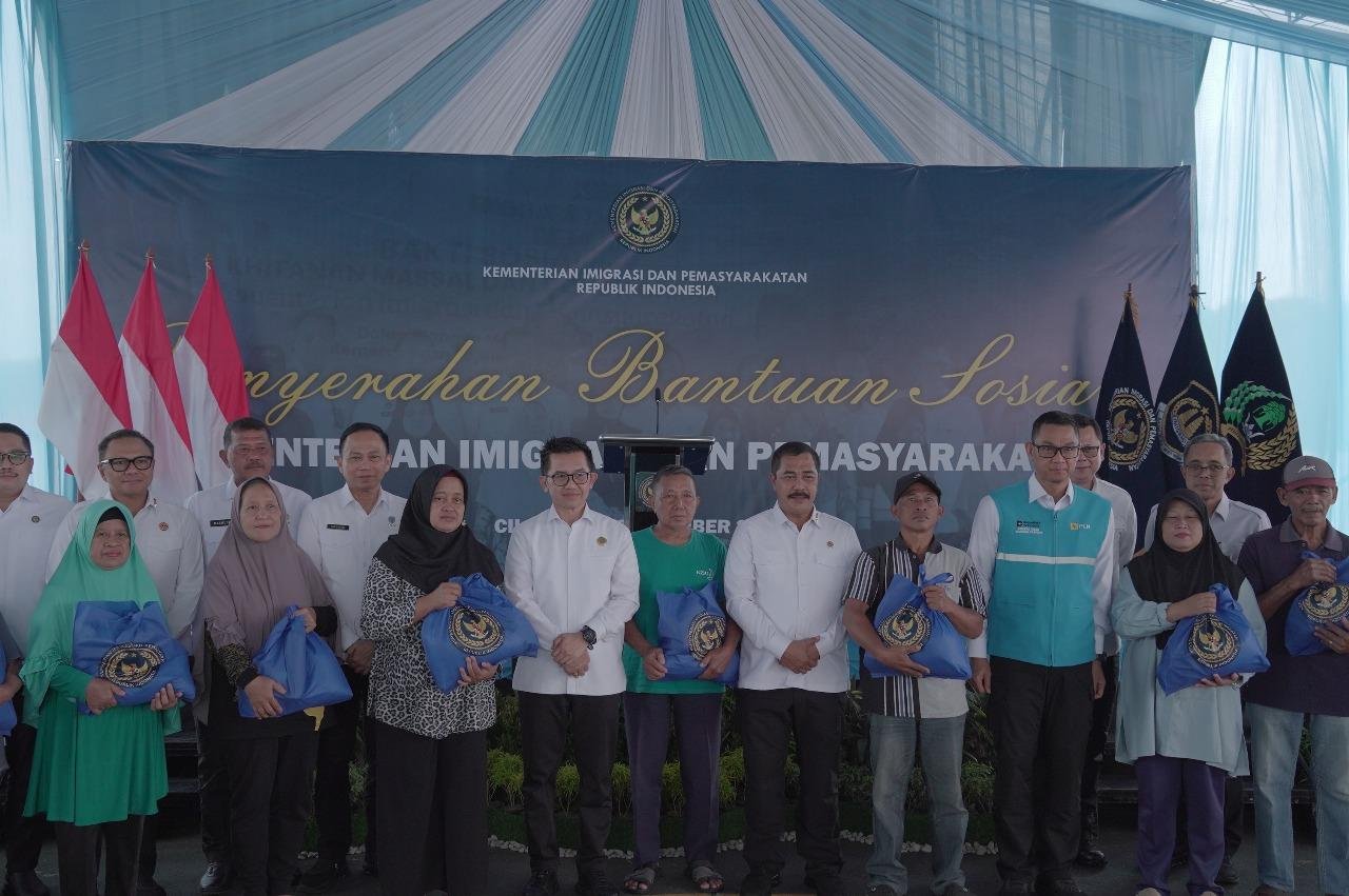 Lapas Cilacap Bagikan 5000 Paket Sembako oleh Menteri IMIPAS