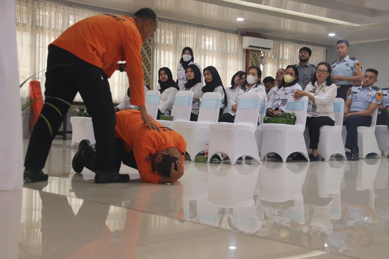 Lapas Cipinang dan BPBD DKI Gelar Pelatihan Potensi Bencana