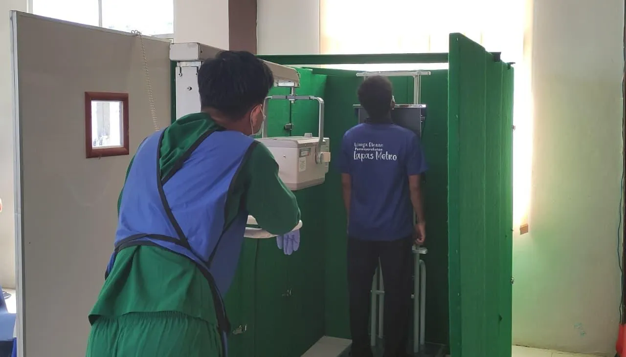 Lapas Metro Gelar Skrining TBC untuk Warga Binaan