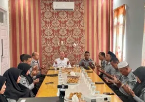 Lapas Kelas IIB Meulaboh gelar Doa dan Cinta untuk Indonesia, Senin (1/9/2025). (Humas Lapas Meulaboh)