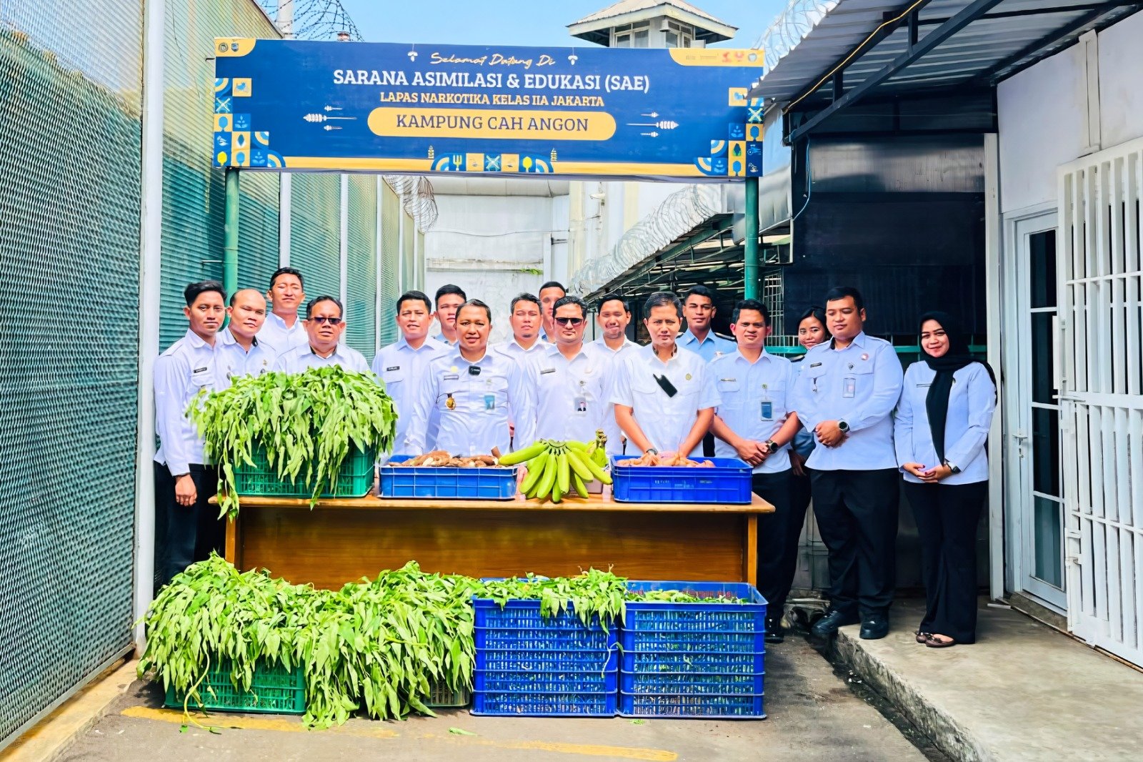 Lapas Narkotika Jakarta Gelar Panen Raya