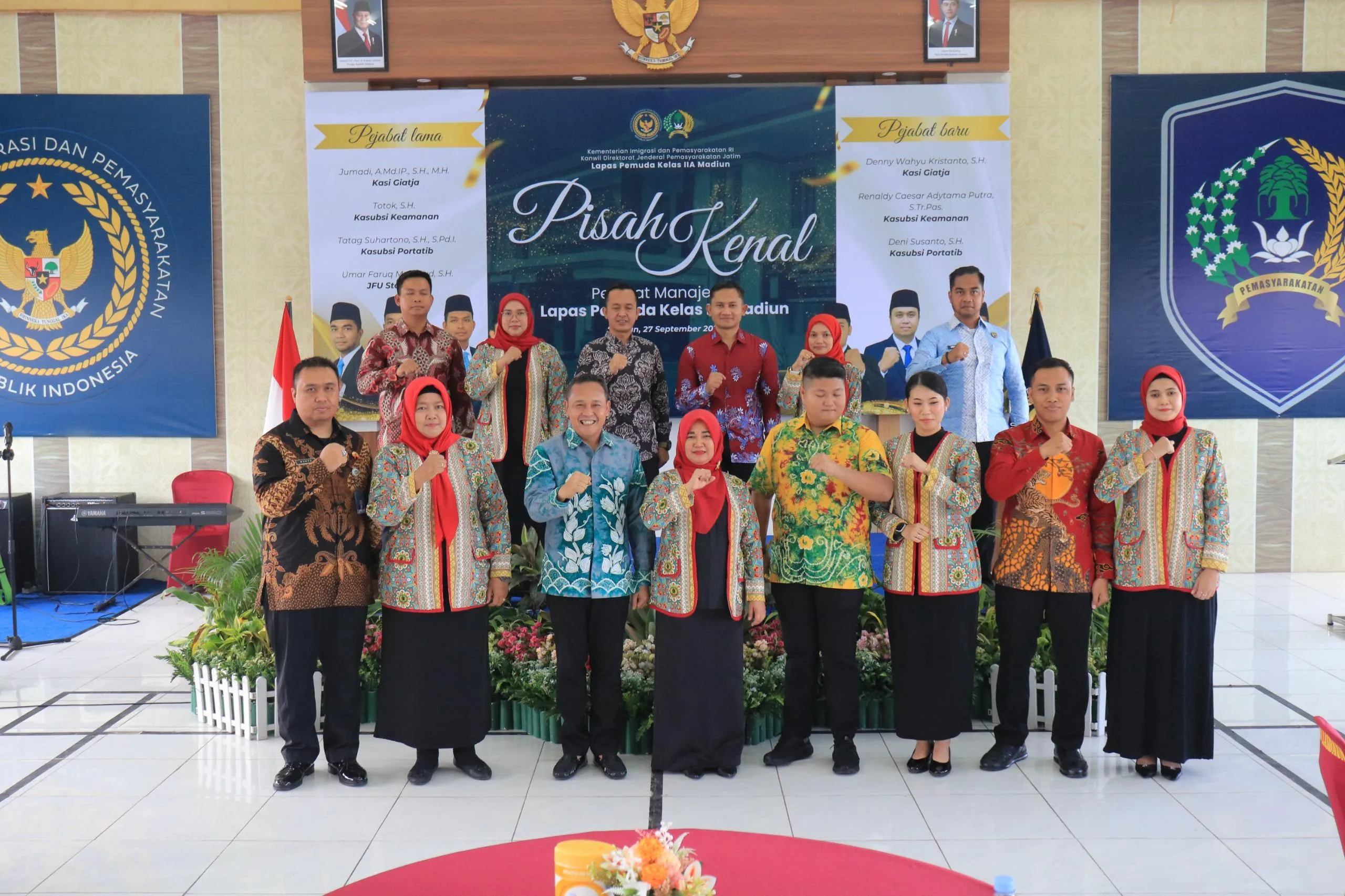 Lapas Pemuda Madiun Gelar Acara Pisah Kenal Pejabat