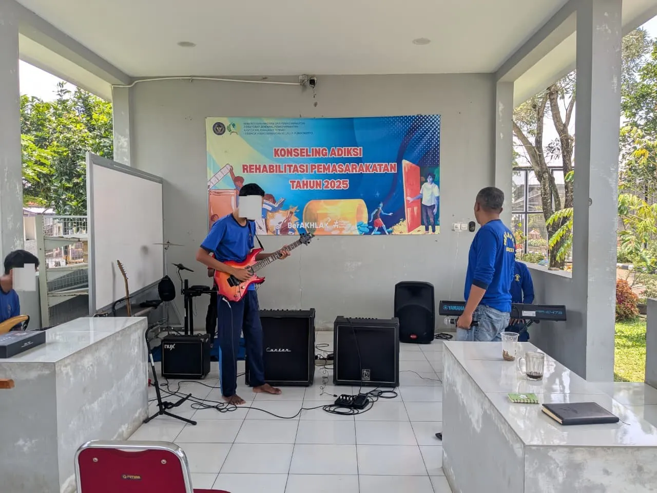 Lapas Purwokerto Asah Kreativitas WBP Lewat Musik