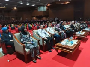 Lapas Sekayu hadiri Wisuda XXVII Institut Rahmaniyah di Opproom Pemkab Muba sebagai bentuk dukungan terhadap dunia pendidikan di Kabupaten Muba. (Dok: Humas Lapas Sekayu)