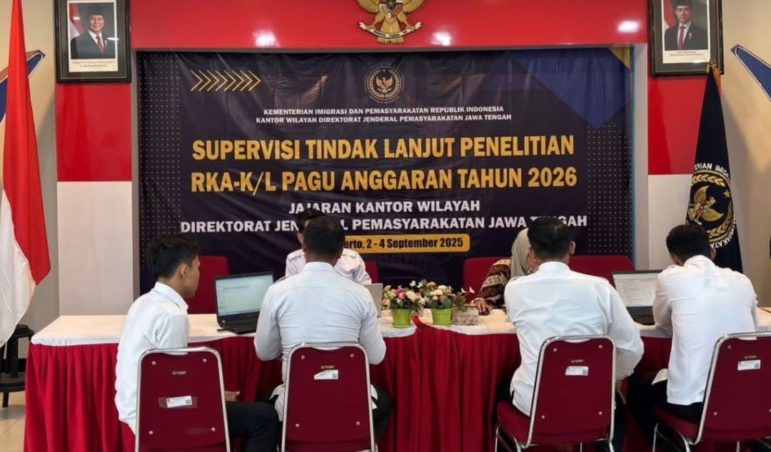 Lapas Tegal Ikuti Supervisi Penelitian RKA-K/L Pagu 2026
