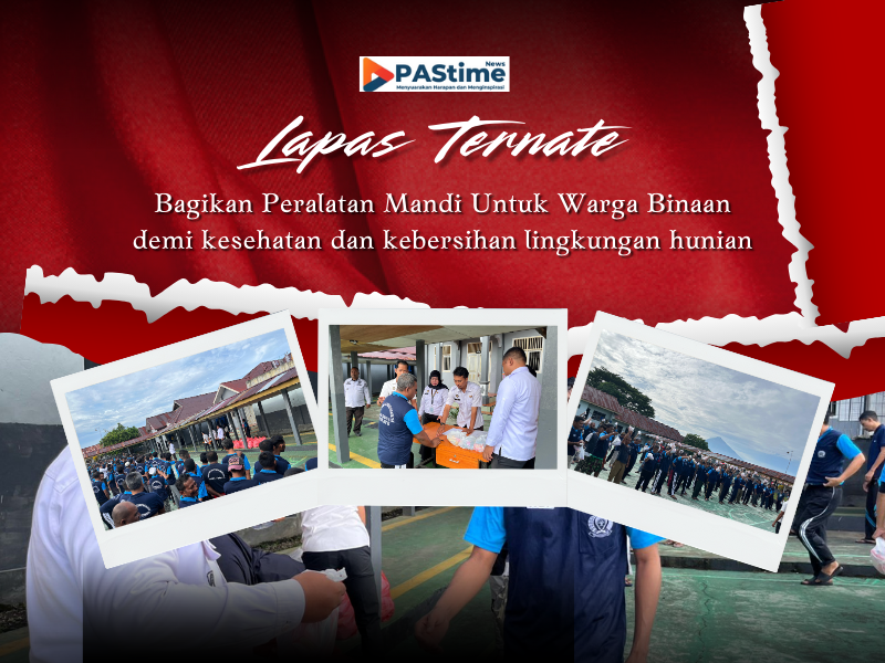 Lapas Ternate Salurkan Paket Peralatan Mandi untuk WBP