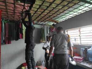 Lapas Kelas IIB Tual gelar razia insidental untuk cegah gangguan keamanan dan peredaran barang terlarang, Kamis (18/9). (Dok: Humas Lapas Tual)
