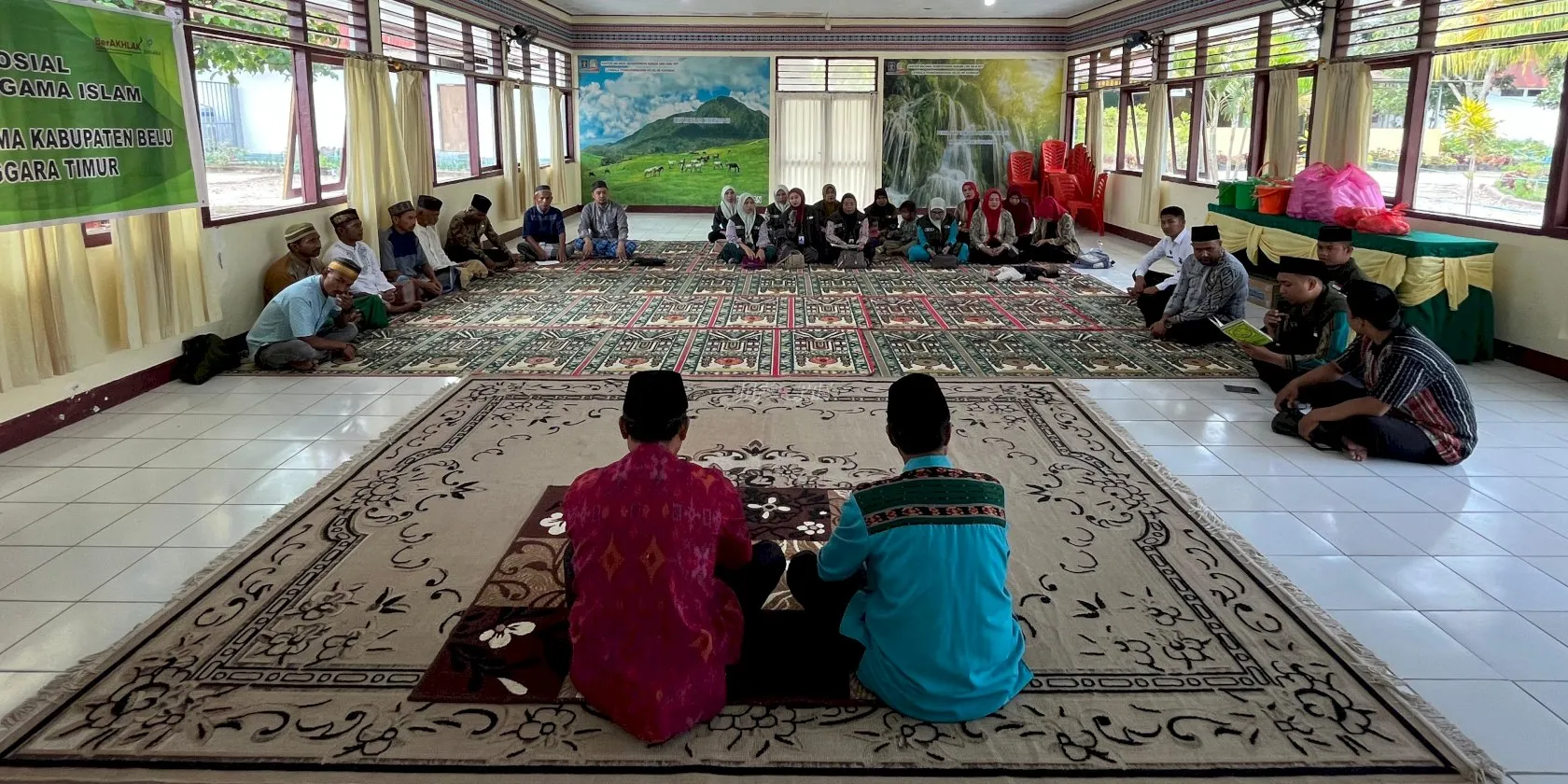 Warga Binaan Lapas Atambua terima pembinaan spiritual dalam peringatan Maulid Nabi, hasil kolaborasi dengan Kemenag Belu, Kamis (25/9). (Dok: Humas Lapas Atambua)