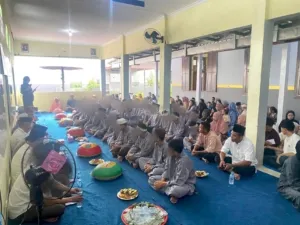 LPKA Kelas II Pangkalpinang peringati Maulid Nabi untuk tanamkan akhlak mulia dan keteladanan Rasulullah kepada Anak Binaan sebagai pembinaan mental-spiritual. (Dok: Humas LPKA Pangkalpinang)