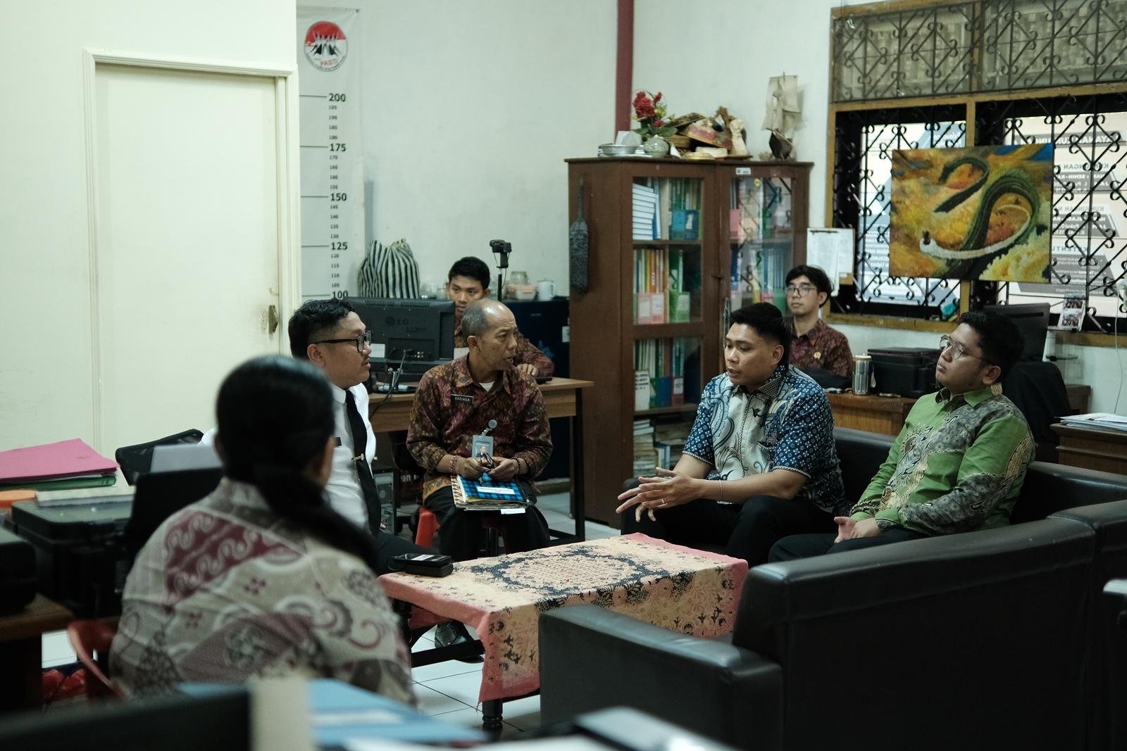 Lapas Kelas IIB Tabanan dikunjungi Tim Ditjenpas untuk monev, program pembinaan tetap diapresiasi meski kapasitas lapas kecil, Kamis (18/09). (Dok: Humas Lapas Tabanan)