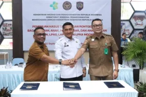 Lapas Karang Intan jalin kerja sama dengan Dinkes Banjar dan Puskesmas Karang Intan 1 untuk dukung eliminasi TBC 2030. (Dok: Humas Lapas Karang Intan)