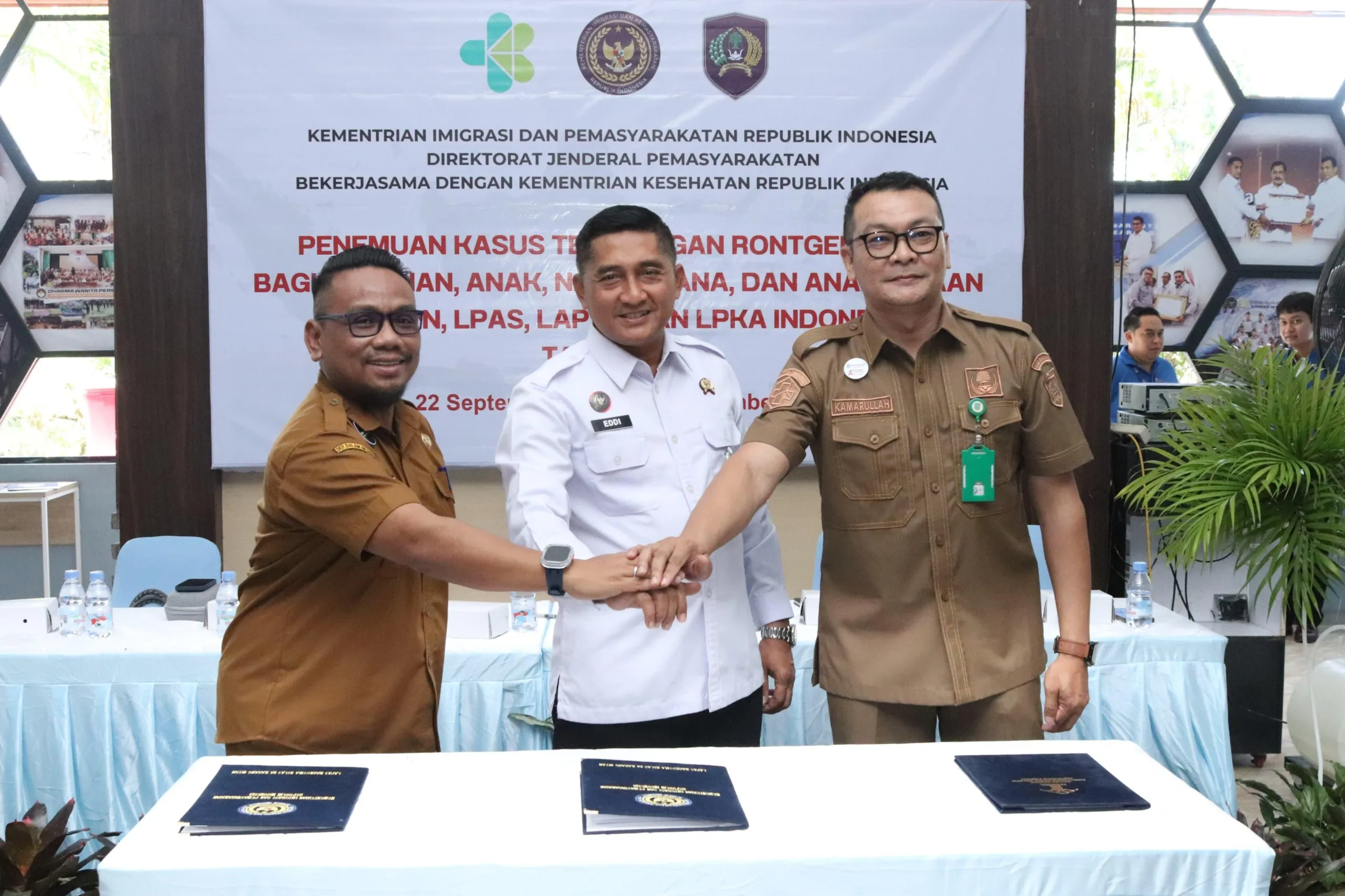 Lapas Karang Intan jalin kerja sama dengan Dinkes Banjar dan Puskesmas Karang Intan 1 untuk dukung eliminasi TBC 2030. (Dok: Humas Lapas Karang Intan)