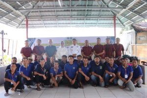 Lapas Narkotika Kelas IIA Karang Intan resmi menutup kegiatan Pelatihan Pembinaan Kemandirian Handicraft (Manufaktur) bagi Warga Binaan, Rabu (10/9). (Dok: Humas LPN Karang Intan)