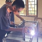 LPKA Muara Bulian memberikan pelatihan pengelasan (welding) yang dilaksanakan bekerja sama dengan Balai Latihan Kerja (BLK) Provinsi Jambi, Senin (8/9). (Dok: Web Ditjenpas)