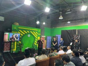 Lapas IIA Purwokerto ikut serta dalam peluncuran BMS TV DISKET 86, inovasi digital informasi, diwakili oleh Kasi Kamtib, Rabu (17/9). (Dok: Humas Lapas Purwokerto)