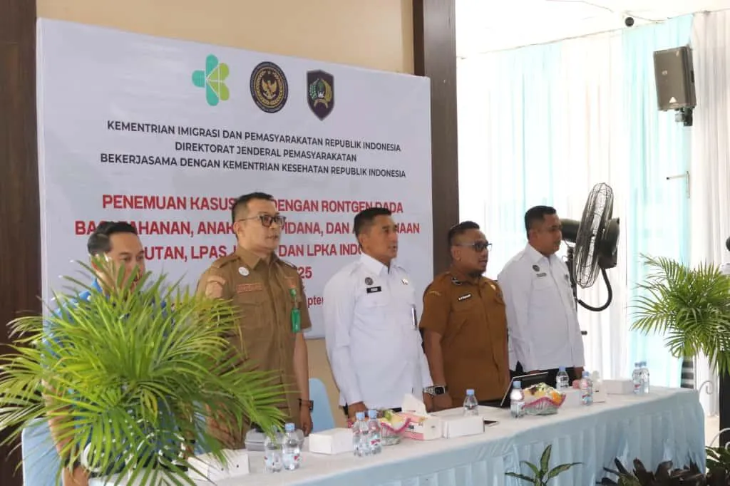 Lapas Narkotika Karang Intan gelar skrining TBC lewat rontgen dada, dukung percepatan eliminasi TBC 2030 sesuai amanat Presiden. (Dok: Humas Lapas Karang Intan)