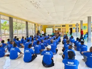 Lapas Kelas IIA Kupang gelar penyuluhan kesehatan di Blok D untuk tingkatkan kesadaran PHBS warga binaan, Rabu (24/9). (Dok: Humas Lapas Kupang)