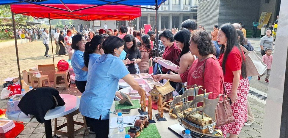 Produk WBP Lapas Cibinong Diminati Jemaat Paroki Cibubur