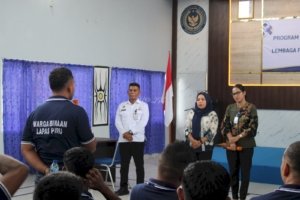 Lapas Piru dan BNNP Maluku gelar program rehabilitasi bagi warga binaan narkotika, dibuka Kepala Lapas Dawa'i, Selasa (16/9). (Dok: Humas Lapas Piru)