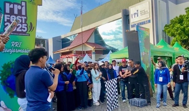 Pembukaan RRI Fest 2025 di halaman RRI Banjarmasin. (Dok:Fitri)