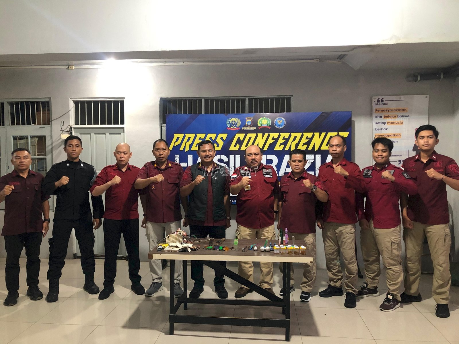 Kanwil Ditjenpas Kalsel gelar razia dan tes urine di Lapas Amuntai untuk tegakkan keamanan dan ketertiban pemasyarakatan. (Dok: Humas Lapas Amuntai)