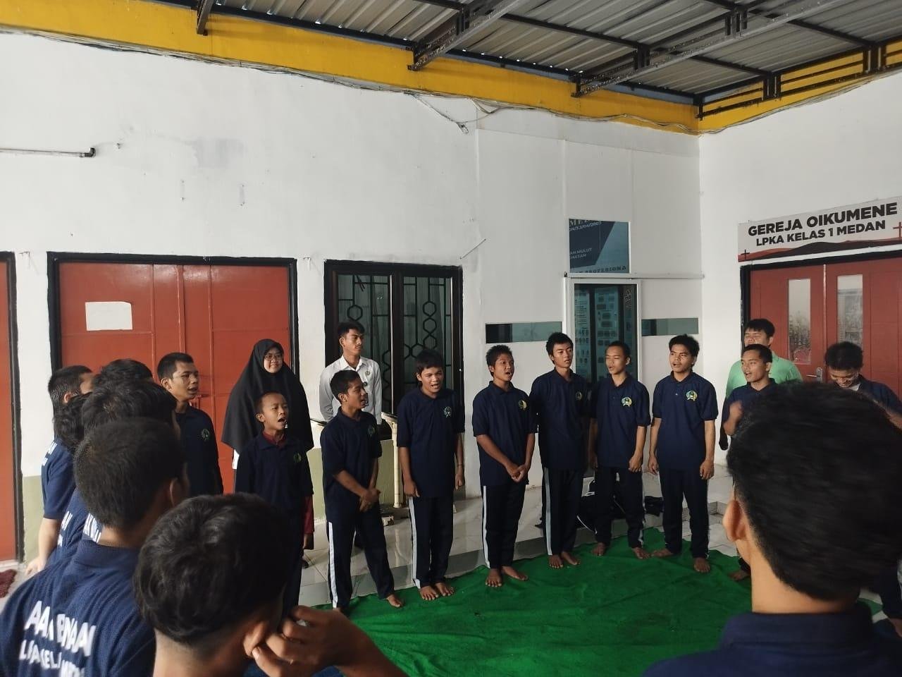 LPKA Medan gelar Rehabilitasi Narkotika bertema *Healthy Life Style* sebagai wujud komitmen dalam pembinaan anak binaan terdampak narkoba, Rabu (10/9).