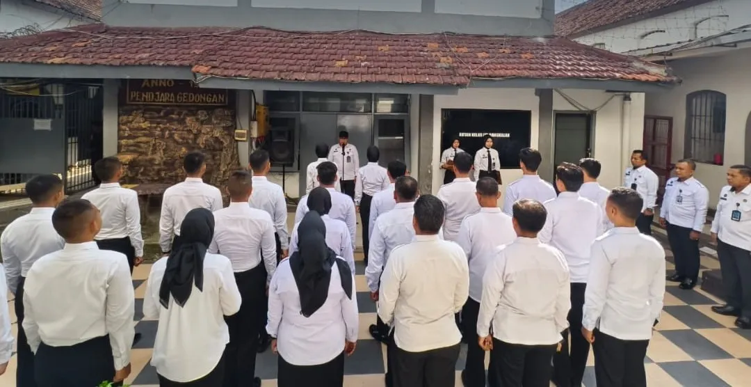 Rutan Bangkalan Gelar Apel Pagi Tekankan Disiplin dan Integritas