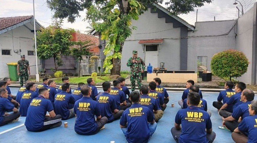Rutan Banyumas Gelar Bela Negara, Perkuat Karakter WBP