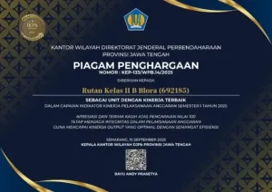 Rutan Blora Raih Penghargaan Kinerja Anggaran Terbaik 2025