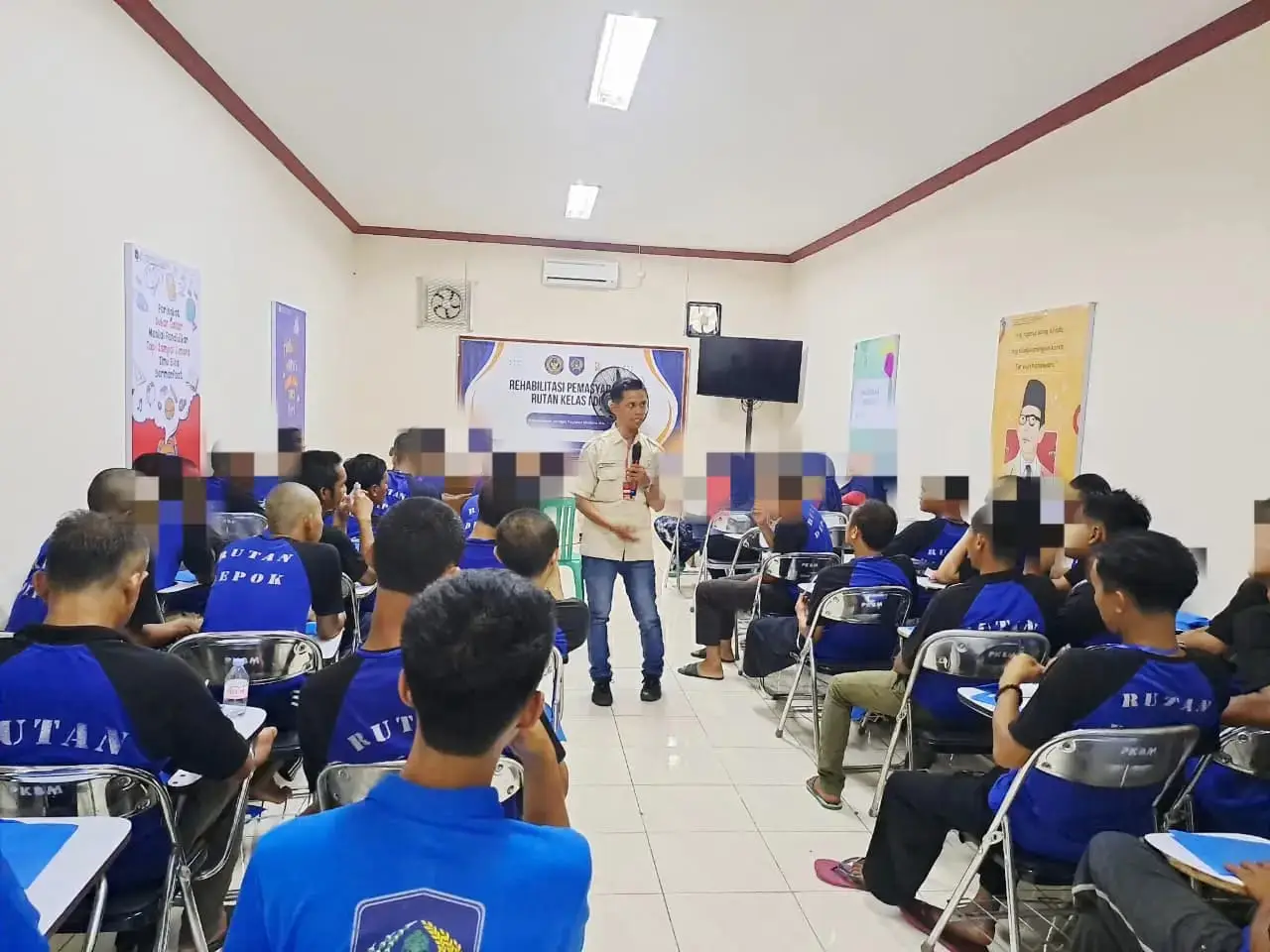 Rutan Depok Gelar Program Rehabilitasi, 90 WBP Asesmen Adiksi